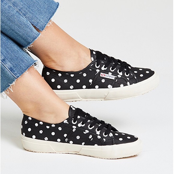 Superga polka dot sneakers Clearance